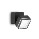 Уличный настенный светильник Ideal Lux 285535 OMEGA AP SQUARE NERO 4000K