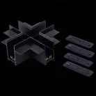 X- образный встраиваемый соединитель ST Luce ST021.422.21 Skyline 220 Черный