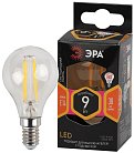 Лампочка светодиодная филаментная ЭРА F-LED P45-9w-827-E14