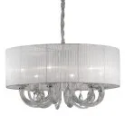 Подвесная люстра Ideal Lux 035826 SWAN SP6 BIANCO
