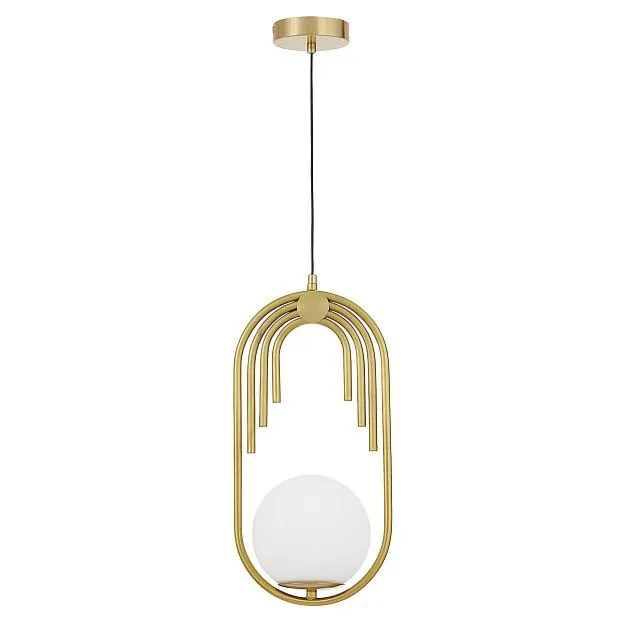 Подвесной светильник Lumina Deco LDP 5522-1 WT+MD Zanetti Подвесной светильник Lumina Deco LDP 5522-1 WT+MD Zanetti