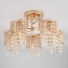 Потолочная люстра Eurosvet 30137/5 золото Bonnie 00000084461