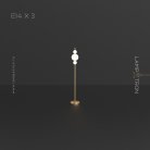 Торшер KLABBE FL 3 лампы Lampatron klabbe-fl-3 7557-21133