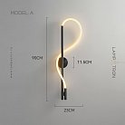 Настенные светильники GLORIFY OPTIC CORD Модель А Lampatron f-glorify-optic-cord-a 8154-23453