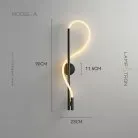 Настенные светильники GLORIFY OPTIC CORD Модель А Lampatron f-glorify-optic-cord-a 8154-23453