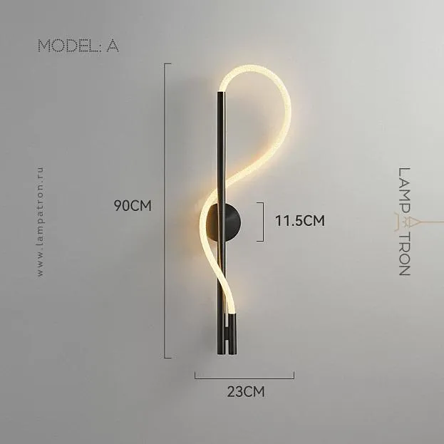 Настенные светильники GLORIFY OPTIC CORD Модель А Lampatron f-glorify-optic-cord-a 8154-23453 Настенные светильники GLORIFY OPTIC CORD Модель А Lampatron f-glorify-optic-cord-a 8154-23453