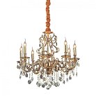 Подвесная люстра Ideal Lux 060514 GIOCONDA SP8 ORO