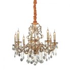 Подвесная люстра Ideal Lux 060514 GIOCONDA SP8 ORO