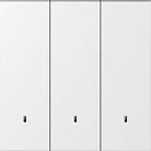 Клавиша 3-я с подсветкой, матовый белый, Donel DS28333 S08