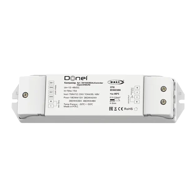 Контроллер DALI Donel DN18308DALIController DN8HF Контроллер DALI Donel DN18308DALIController DN8HF