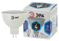 Лампочка светодиодная ЭРА LED MR16-4W-840-GU5.3