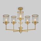 Потолочная люстра Eurosvet 60144/6 золото Inari a061942