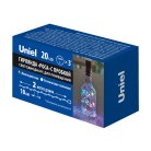 Гирлянда Uniel ULD-S0200-020/SСR/3LR MULTI IP20 WINESTOPPER