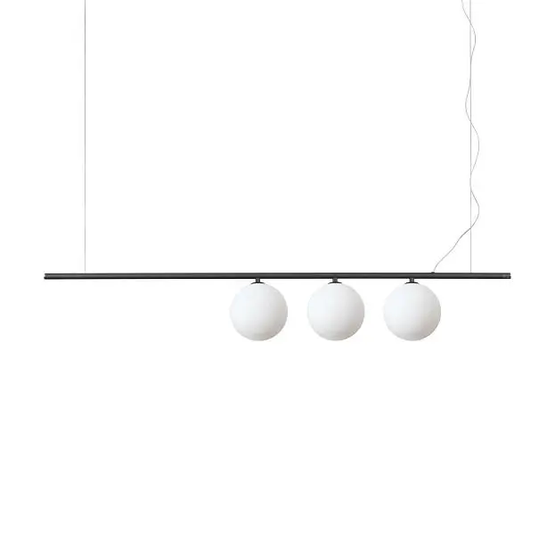Подвесной светильник Ideal Lux 307008 PERLINE SP3 NERO Подвесной светильник Ideal Lux 307008 PERLINE SP3 NERO