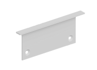 Боковая глухая заглушка для профиля Donel DNCAP18512RAL9003 DN8ALE