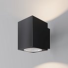 Уличный настенный светильник Outdoor Maytoni O507WL-L10B3K Block