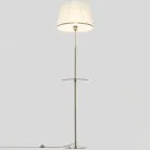 Торшер бронза со столиком и белым абажуром Citilux Линц CL402980T