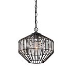 Подвесная люстра Glass Plate Pendant #6 Black ImperiumLoft 74354-22 40.1652