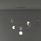 Люстра MONIKA Цвет Золото Lampatron 4856-12427