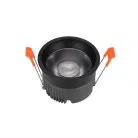 Светильник встраиваемый iLEDEX DIM 112-12W-D80-4000K-24DG-BK Mars