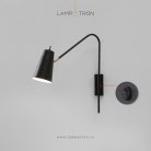 Бра VERINA Цвет Черный. Выключатель на корпусе Lampatron 6354-23121