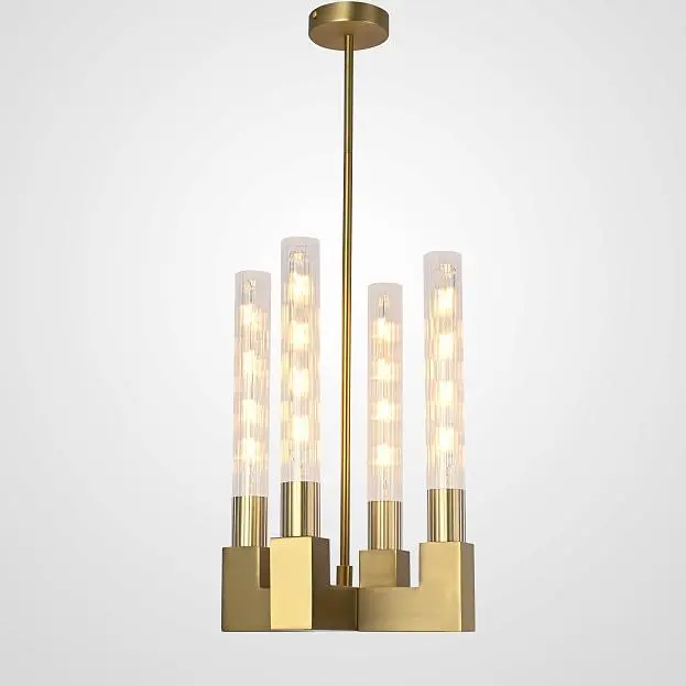 Люстра Canelle Pendant Lamp 4 Modern Brass 84608-22 ImperiumLoft Люстра Canelle Pendant Lamp 4 Modern Brass 84608-22 ImperiumLoft