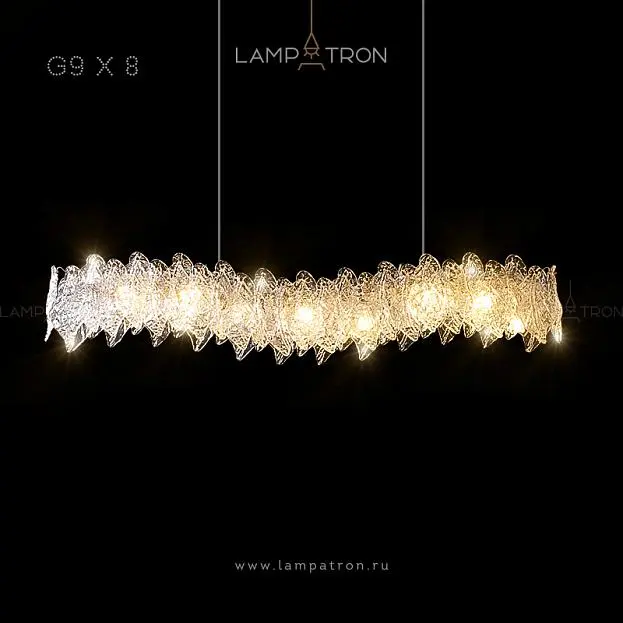Реечный, рядный светильник MARISA LONG 8 ламп Lampatron 5872-15583 Реечный, рядный светильник MARISA LONG 8 ламп Lampatron 5872-15583