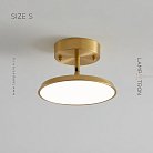 Потолочный светильник BIRK Размер S. Цвет Латунь Lampatron birk-s-brass 7438-20577