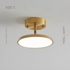 Потолочный светильник BIRK Размер S. Цвет Латунь Lampatron birk-s-brass 7438-20577