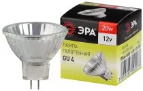 Лампочка галогеновая ЭРА GU4-MR11-20W-12V-30CL