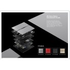 Смарт выключатель проводной (Zigbee) TECHNICAL iLEDEX INN SP 48V-4-BK VISION48/22