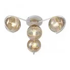 Люстра потолочная с плафонами Arte Milano 326208/3+1 WH+FG Amalfi