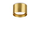 Потолочный светильник Ideal Lux 285238 SPIKE PL1 OTTONE SATINATO