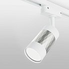 Трековый светильник Elektrostandard Mizar GU10 Белый/серебро (MRL 1007) однофазный a047375