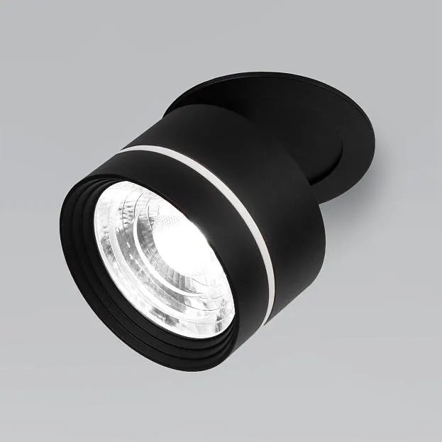 Встраиваемый светильник Elektrostandard чёрный 25035/LED STARK a062932