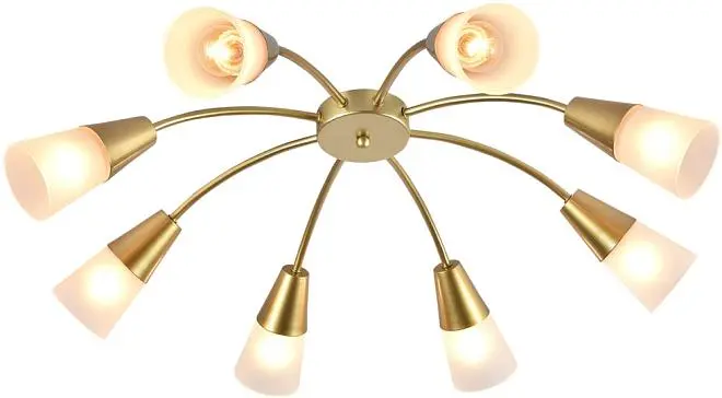 Потолочная люстра Escada 1100/8P Gold Aquilegia