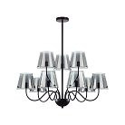 Люстра потолочная G9 9*20W 220V Lumion 6570/9C SMOKY