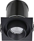 Встраиваемый светодиодный светильник Donolux DL18621/01SQ Black Dim DL18621
