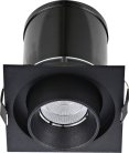 Встраиваемый светодиодный светильник Donolux DL18621/01SQ Black Dim DL18621