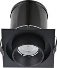 Встраиваемый светодиодный светильник Donolux DL18621/01SQ Black Dim DL18621
