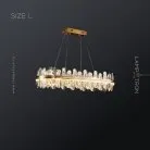 Реечный, рядный светильник LAURENT LONG Размер L. Цвет Латунь Lampatron 7514-20926