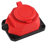 Розеточные блоки, удлинители ЭРА K-1e-RED-IP44