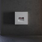 Накладка для розетки акустической 4-местной , (серый) Voltum VLS001516 S70