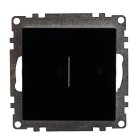 Выключатель 1-клавишный сенсорный (механизм) 250В, 2,5А, серия Катрин, черный Stekker 50272 GLS2-7203-05