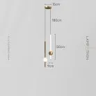 Подвесной светильник WAND VRT 2 подвеса. Цвет латунь. Размер S Lampatron 8625-24081