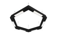 Подвесной светодиодный светильник 0,7м 36Вт 48° Donolux dl18515s111b36.48.700wb Eye-hex
