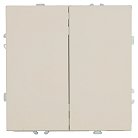 Переключатель 2-клавишный (механизм), 250В, 10А, серия Эмили кашемир, soft touch Stekker 49895 RSW10-5107-08