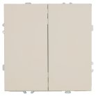 Переключатель 2-клавишный (механизм), 250В, 10А, серия Эмили кашемир, soft touch Stekker 49895 RSW10-5107-08