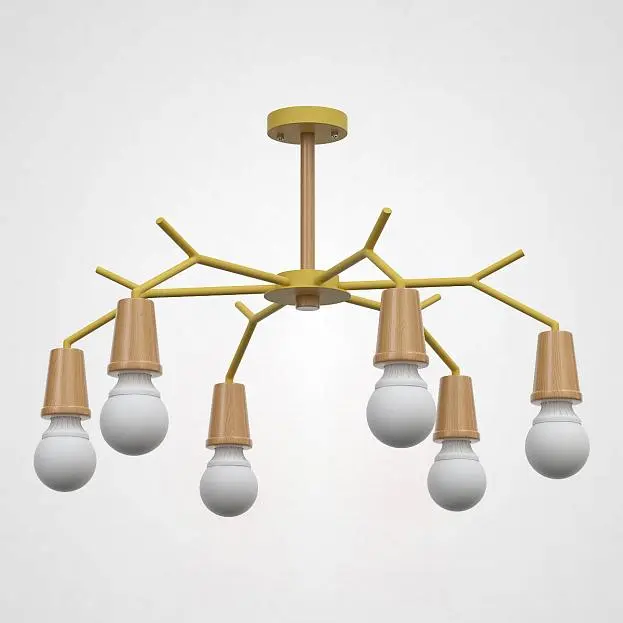 Потолочная Люстра Les Color D80 Yellow ImperiumLoft 220503-23 Потолочная Люстра Les Color D80 Yellow ImperiumLoft 220503-23