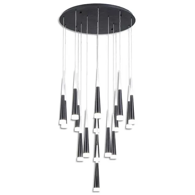 Люстра Vibia Slim Jordi Vilardell Black Cascade 16 ImperiumLoft 148214-22 40.2803-1